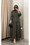 Diva Pike Fabric Skirt Suit Wide Fit Sweat-Skirt Suit - 5