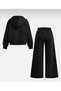Girls' Hooded Top Brooklyn Printed Cardigan Bottom Wast Printed Bolpaça Tracksuit Set - 2