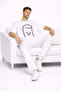 Lover Couple T-Shirt Oversize Unisex Matching Couple Minimal Drawing Design Couple White - 3