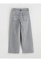 Mixed Wideleg Stone Embellished Girls' Jeans - 3