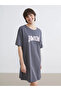 Gray Stranger Things Printed Women's Nightgown - 5