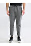 Gray Standard Fit Men's Jogger Sweatpants with Zipper Pockets - 2