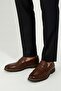 100% Genuine Leather Brown Casual Comfortable Loafer Men's Shoes LUASS28AL0048 - 3