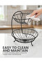 2-Tier Fruit Basket RF13044 for Fruits and Vegetables, Stainless Steel Organizer - 3