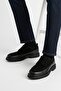 Genuine Leather Black Casual Comfortable Classic Men's Shoes Luass28Al0046 - 6