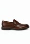100% Genuine Leather Brown Casual Comfortable Loafer Men's Shoes LUASS28AL0048 - 2