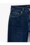 Buttoned Pocket Detailed Regular Waist Slim Fit Jean Trousers - Brad Jean - 5