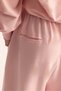 Tyon Stripe Detail Pink Hooded Crop Tracksuit Set - 8