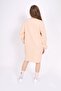 Girl's Printed Oversize Crew Neck Long Sleeve Dress - - 6