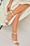 Y820071609 Pearl Detailed Thin Heeled Evening Dress Shoes - 3