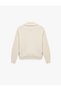 Viscose Blended High-Neck Long-Sleeve Half-Zip Sweater - 4