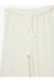 Viscose Comfortable Fit High Waist Lace-Up Wide Leg Pants - 5
