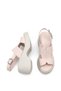 Flaressa Beige Women's Genuine Leather Band Detailed Wedge Heeled Daily Comfortable Sole Stylish Sandals - 6