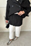 Women's Skirt Extender Button Detail Underwear Black - 2