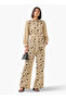 Wide-Leg Trousers with Sequin Embellishment - 3