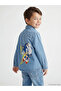 Sonic Embroidered Boy's Jean Shirt