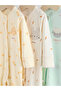 100% Organic Cotton Yellow Spring Themed 3-Piece Sleeping Bag Set Alyh44315 - 6
