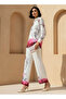 Wide Leg Floral Print Pants - 3