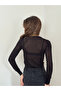 Transparan Fit Knitwear Sweater Women Black - 4