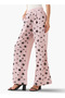 Wide-Leg Trousers with Sequin Embellishment - 2