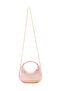 Women Acrylic Metallic Mini Clutch Bag in Light Pink - 6