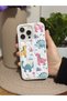 Dinosaur Pattern Quilted Phone Case Compatible with iPhone 16 Pro Max - 2