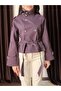 Women's Stand Collar Epaulet Short Trench Coat