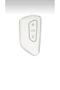 For Golf 8 2021+ Caddy 2021+ Tiguan 2024 Leon Cupra Nano Key Case Cover White Silver Color