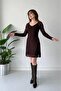 Heart Collar Lined Lace Daniel Dress - 3
