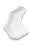 6 Pairs Men's White Cotton Sports Socks Socket Tennis Size Daily Comfortable Flexible - 2