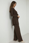 Double Suit with Buckle M3003 Brown - 2