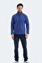 Comfortable Fleece Men's Sweatshirt Cobalt Blue Comfortable Top Clothing for Daily Use - 7