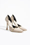 JADE Burgundy Gold Accessory Elegant Women's Stiletto – Pointed Toe Stiletto Heel