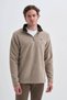 Half Turtleneck Thick Fleece Regular Fit Sweatshirt - 2