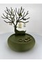 Jewelry Organizer Box with Deer Figure – Desktop Jewelry Box with Stand for Necklaces, Earrings, and Rings