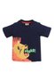 Boys' 2pcs Roaring Lion Round Neck T-Shirt and Shorts Set - 4