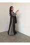 MWT767 - Crepe Abaya with Indian Linen Trim - 5