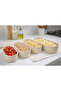 4-Piece Storage Container Set 2.1 L 1.2 L 800 ml 400 ml - 2
