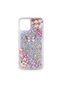 Patterned Glittery Liquid Silicone Case Compatible with iPhone 13 Pro Max