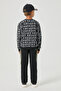 Boy Patterned Sweatshirt - 4