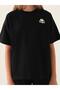 Girl's T-Shirt for Ages 5-15 - Black - 2