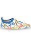 Palm Tree Printed Soleless Sea Shoes - White, Sizes 26-30 - 5