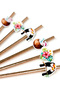 Tropical Themed Straw Decoration Set – Party Straws with Tropical Figures - 5