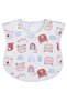 Teddy Bear Printed Bib - Green - 2