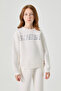 Girl White Sweatshirt - 2