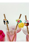 Tropical Themed Straw Decoration Set – Party Straws with Tropical Figures - 2