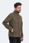 Windbreaker Water-Resistant Khaki Men's Raincoat Top Outerwear Suitable for Active Sports - 5