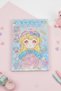 Top-Open Dress-Up Sticker Book with 3D Miniature Scenes - DIY Fashion Design Set