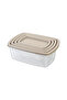 Rectangular 4-Piece Storage Container Set