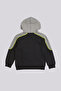 Boy Black Tracksuit Top - 7